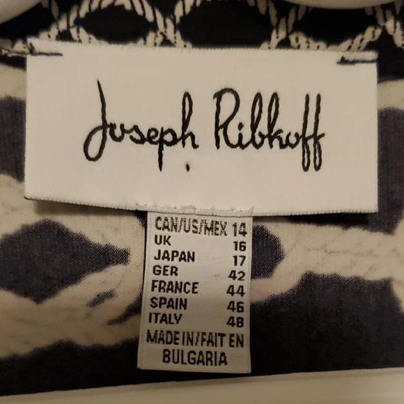 Joseph Ribkoff Chain And Nautical Rope Tunic Blouse - Picture 2 of 7